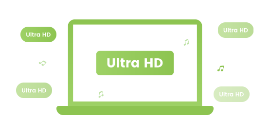 Ultra HD-Klangqualität unterstützen