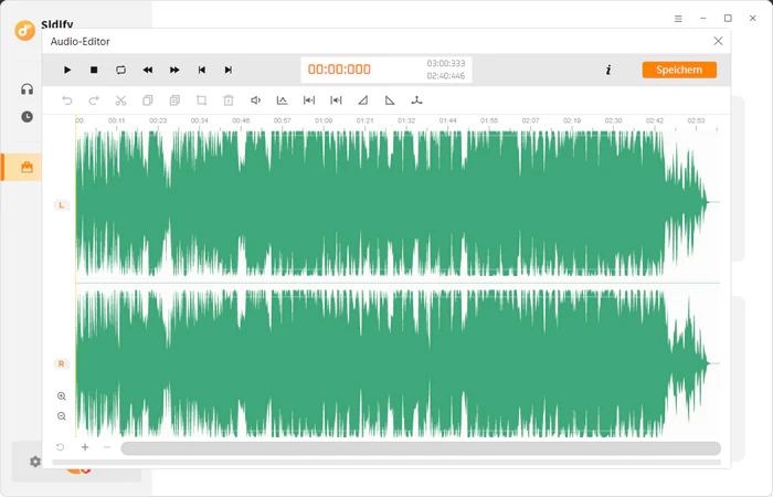 Audio bearbeiten