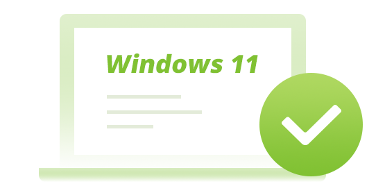 Vollständige Unterstützung von Windows 7, 8, 10 und 11