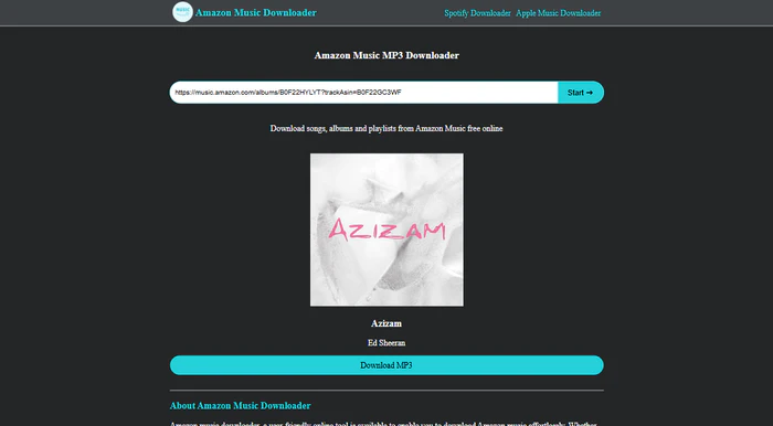 Amazon Music MP3 Downloader