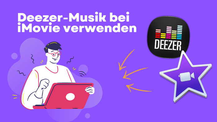Deezer-Musik bei iMovie verwenden