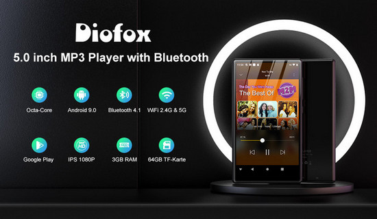 diofox spotify mp3 player