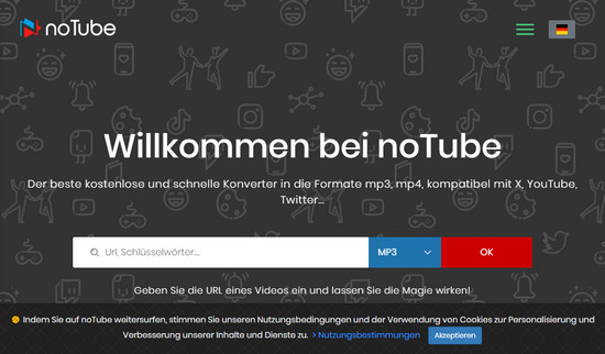 noTube YouTube MP3 Konverter