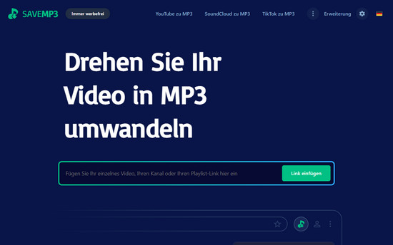 SaveMP3 YouTube Downloader