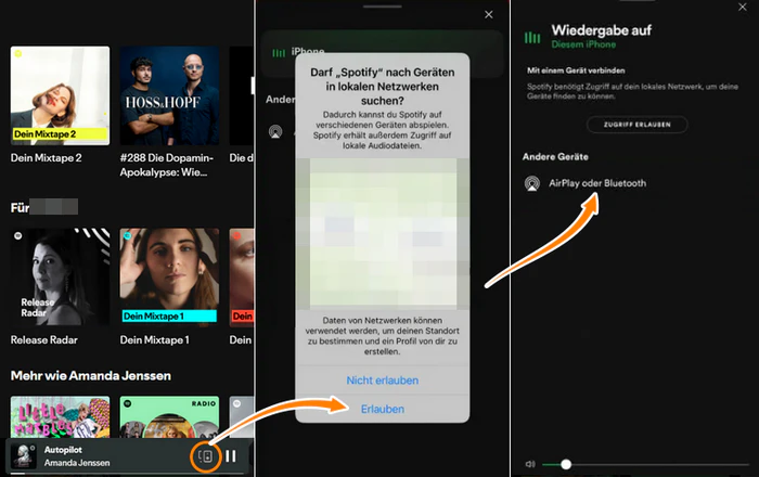 Spotify-Musik per AirPlay auf HomePod streamen