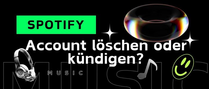 Spotify-Konto löschen