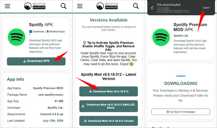 Spotify Premium MOD APK downloaden