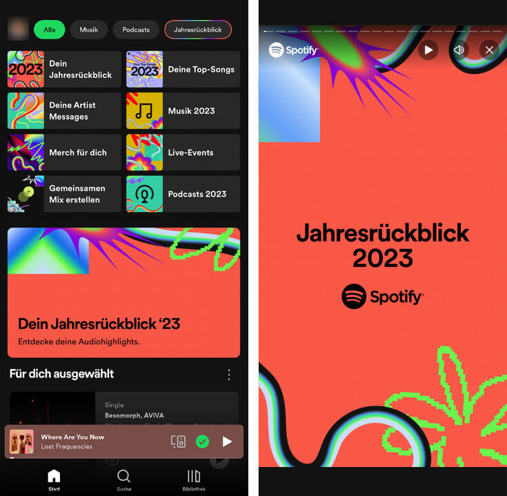 Spotify Wrapped 2024 sehen