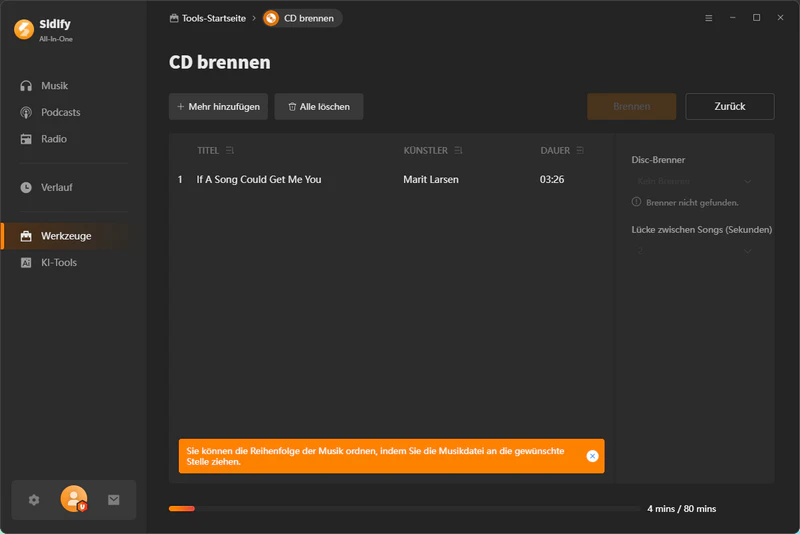 CD brennen