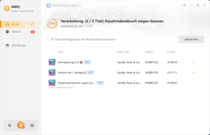 Amazon Musik konvertieren