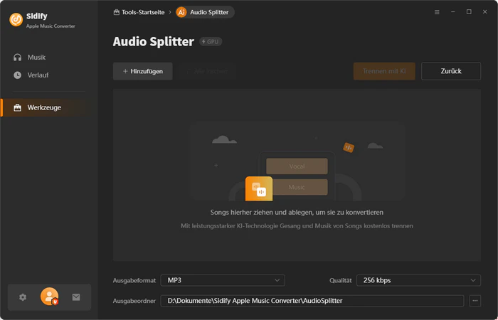 KI Audio Splitter