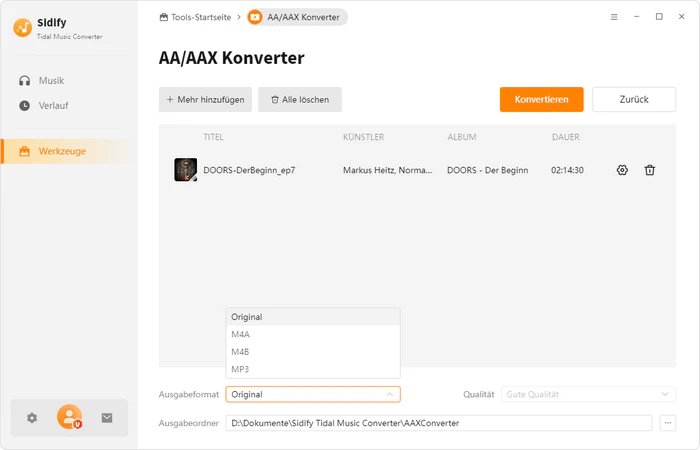 AA/AAX Konverter