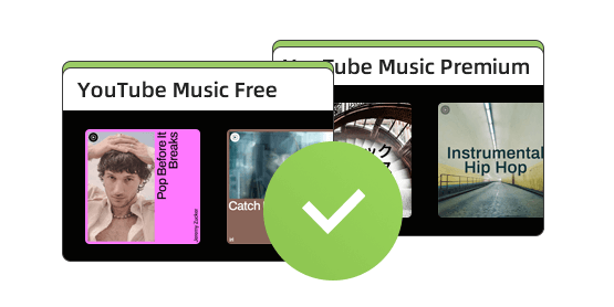 YouTube Music Free und Premium unterstützen
