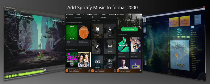 Spotify Musik auf footbar2000 spielen
