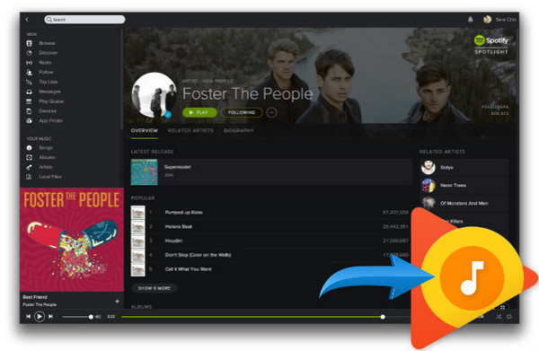 Spotify Playlists auf Google Play Music übertragen