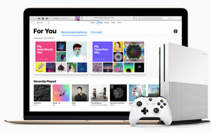 Streamen Sie Apple Music auf Xbox One