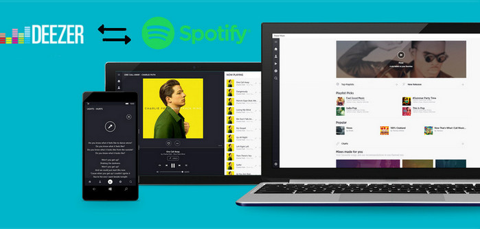 Playlists zwischen Deezer und Spotify übertragen